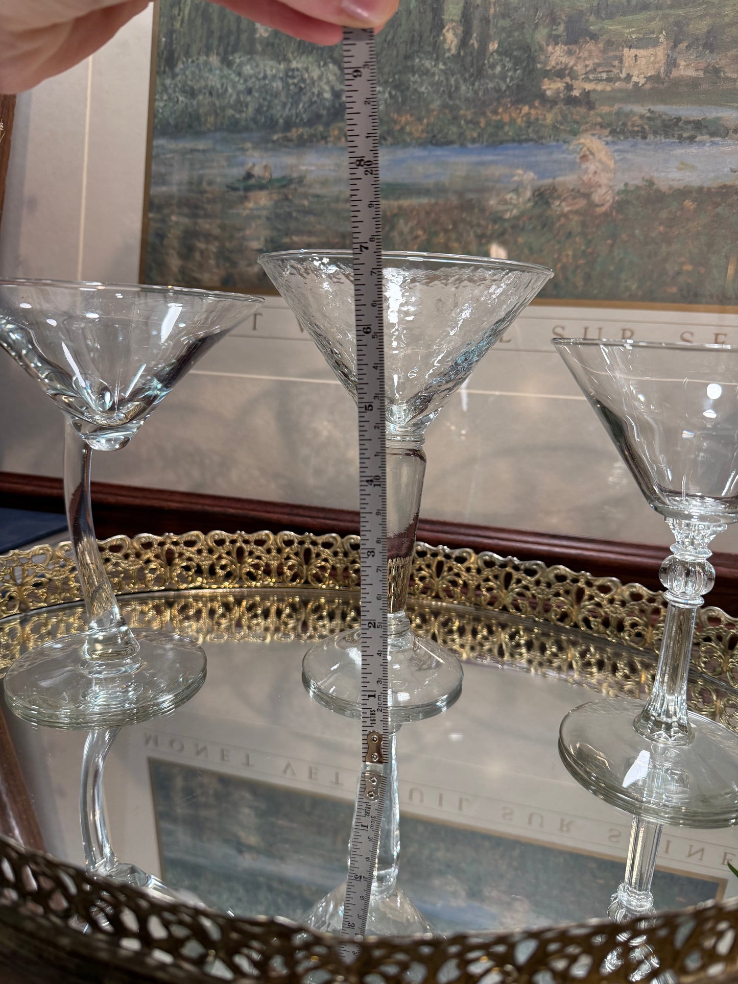 Funky Martini Glasses (Set of 3)