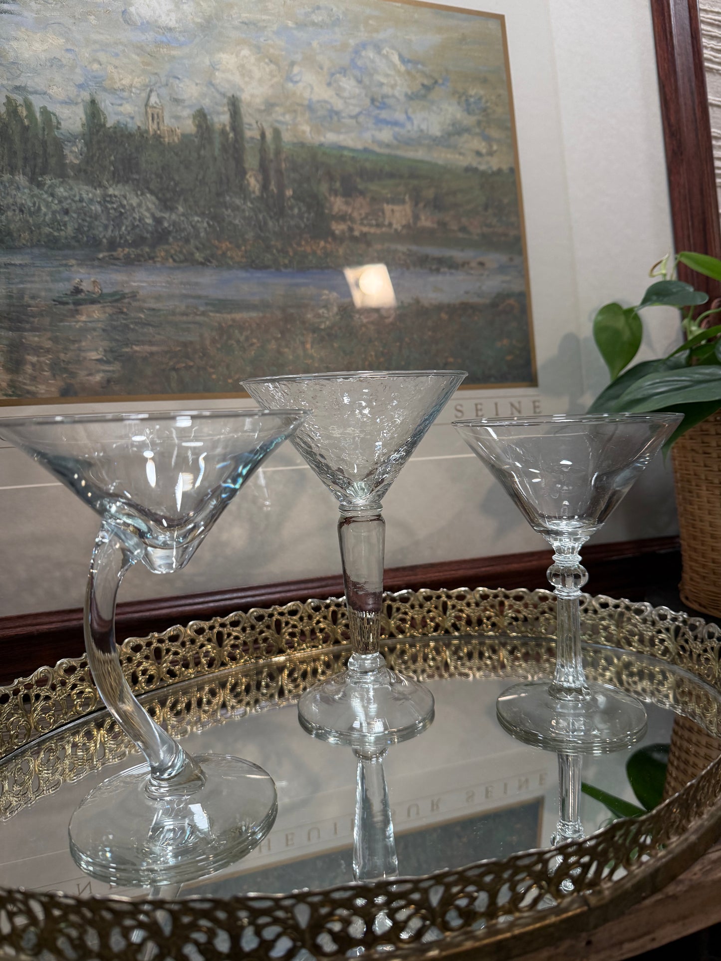 Funky Martini Glasses (Set of 3)