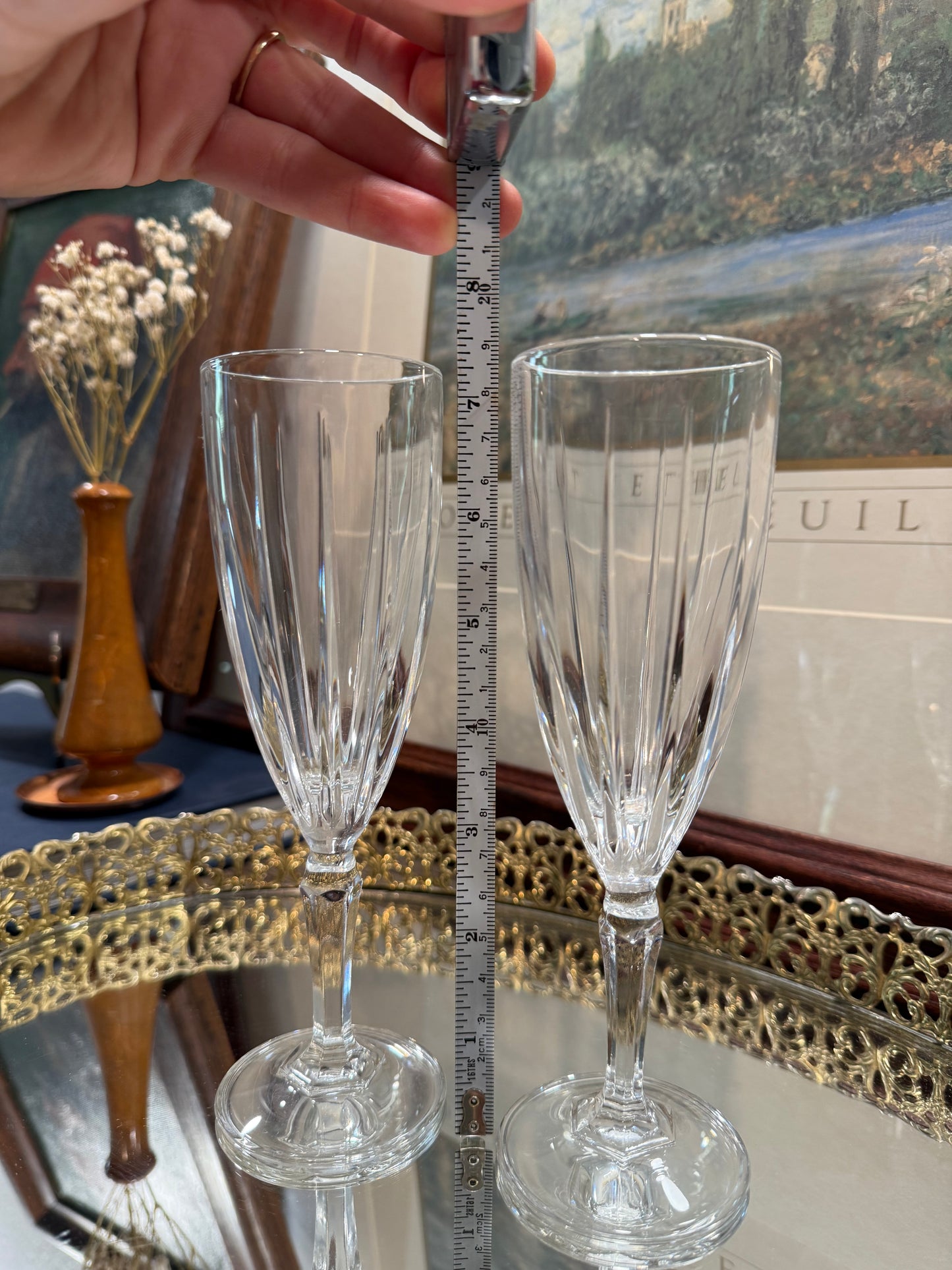 Waterford Crystal Omega Champagne Flutes (Set of 2)