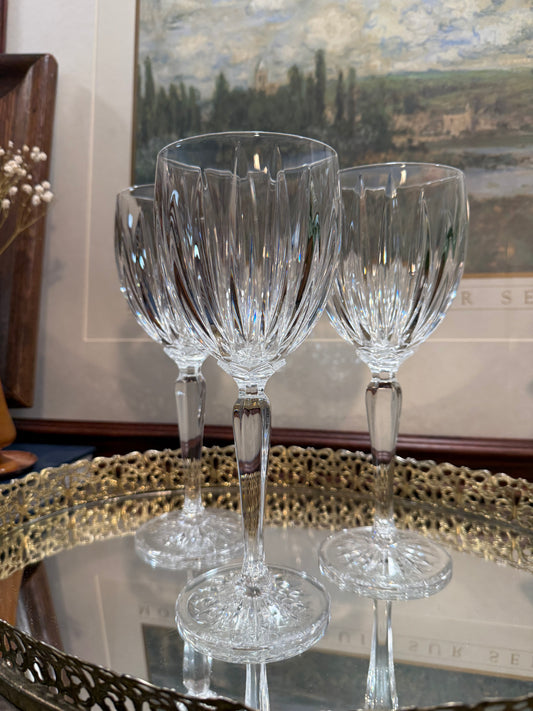 Cristal D'Arques Durand Classic Wine Glasses Goblets (Set of 3)