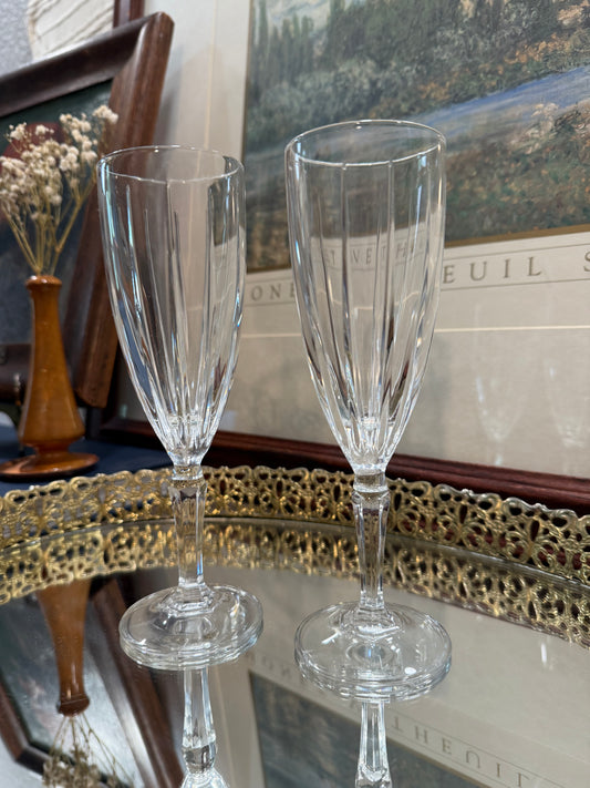 Waterford Crystal Omega Champagne Flutes (Set of 2)